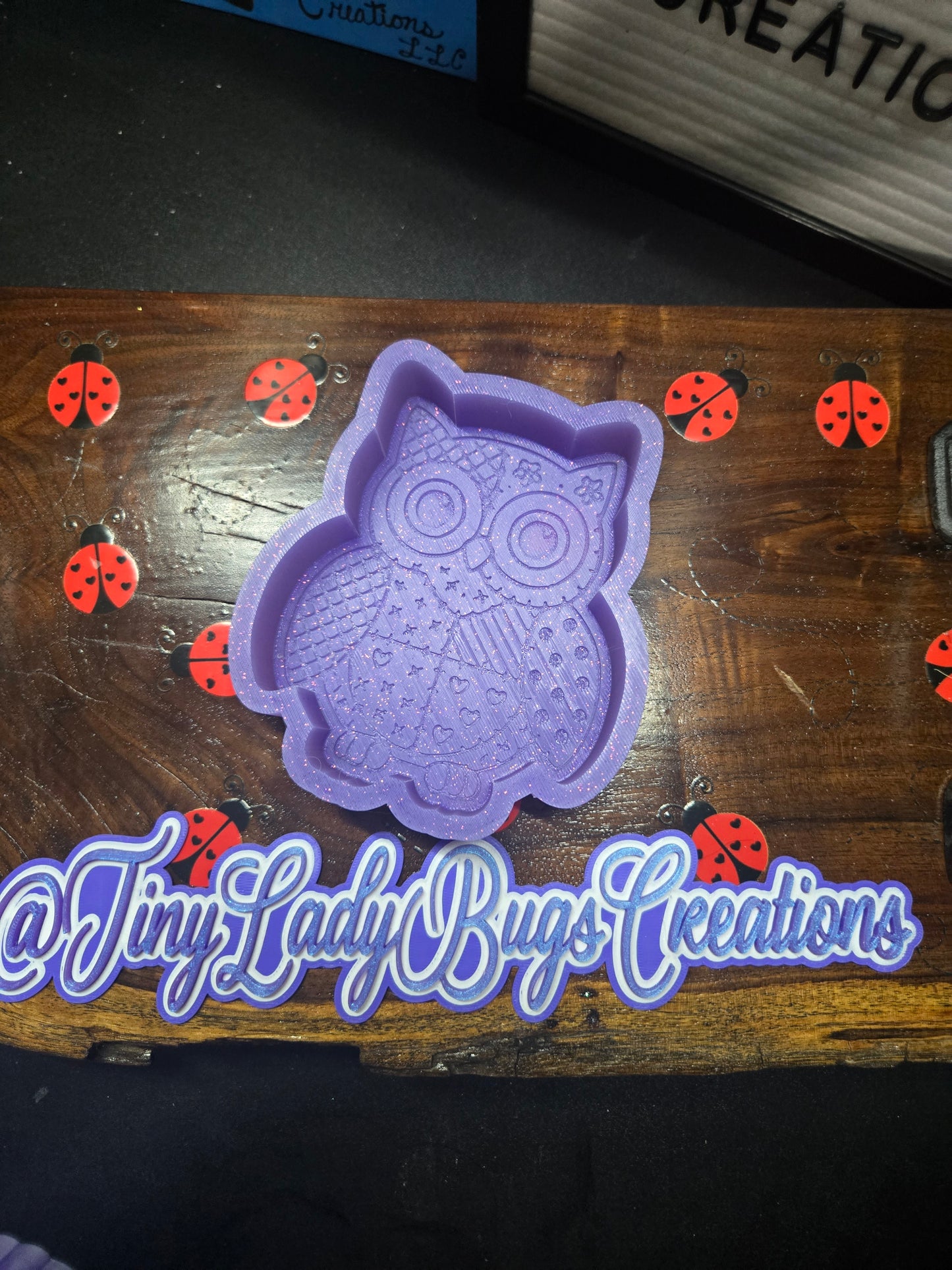 Owl Patchwork Mold