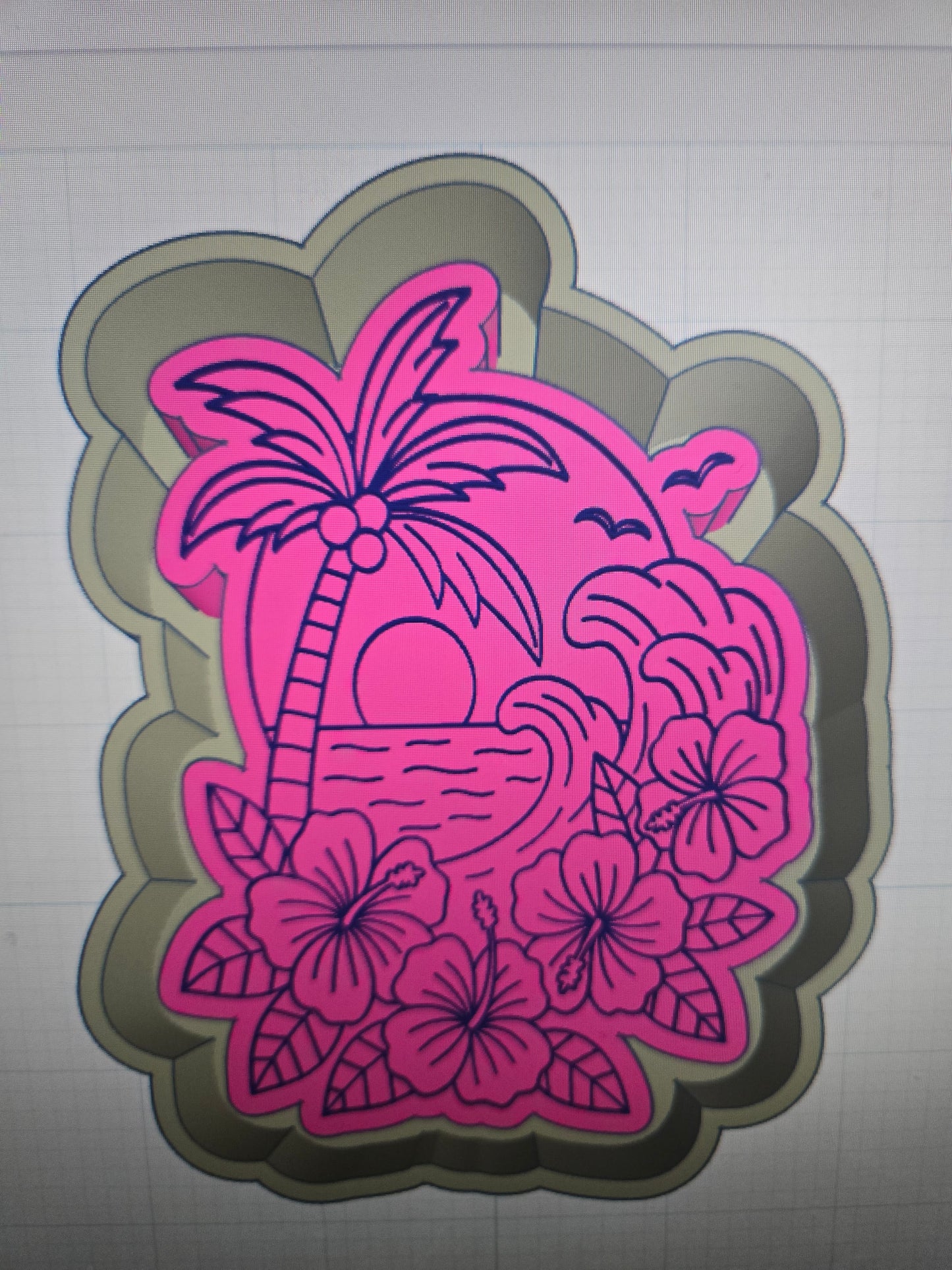 Tropical Beach Mold