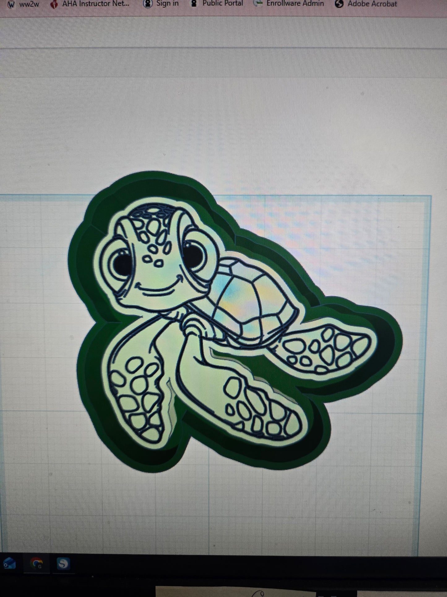 Baby Sea turtle Mold