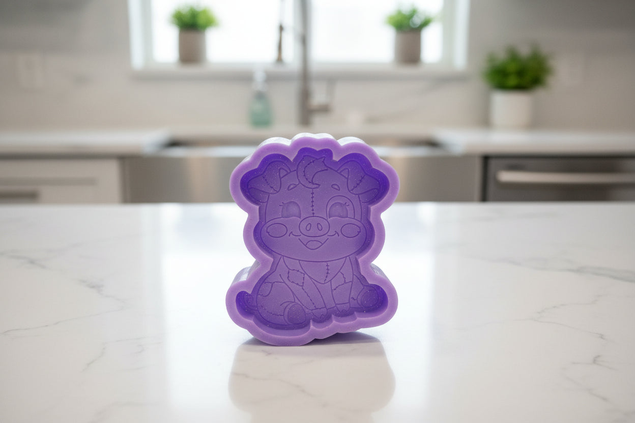 Piggy Patchwork Mold