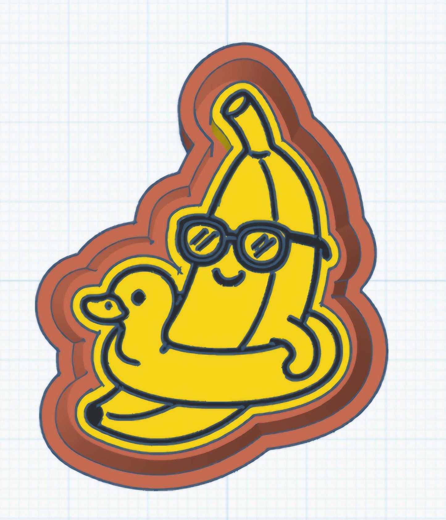 Banana Float Mold