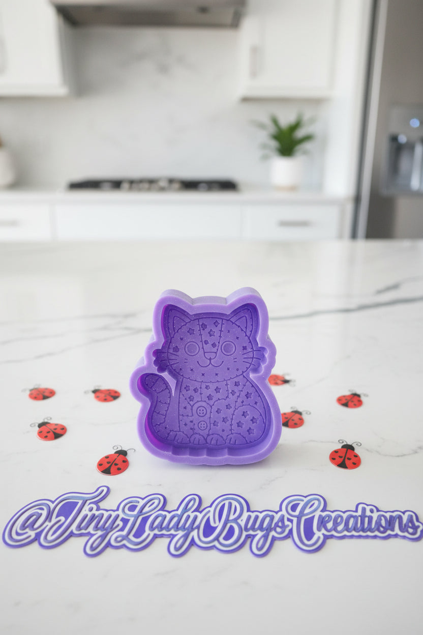 Kitty Patchwork Mold
