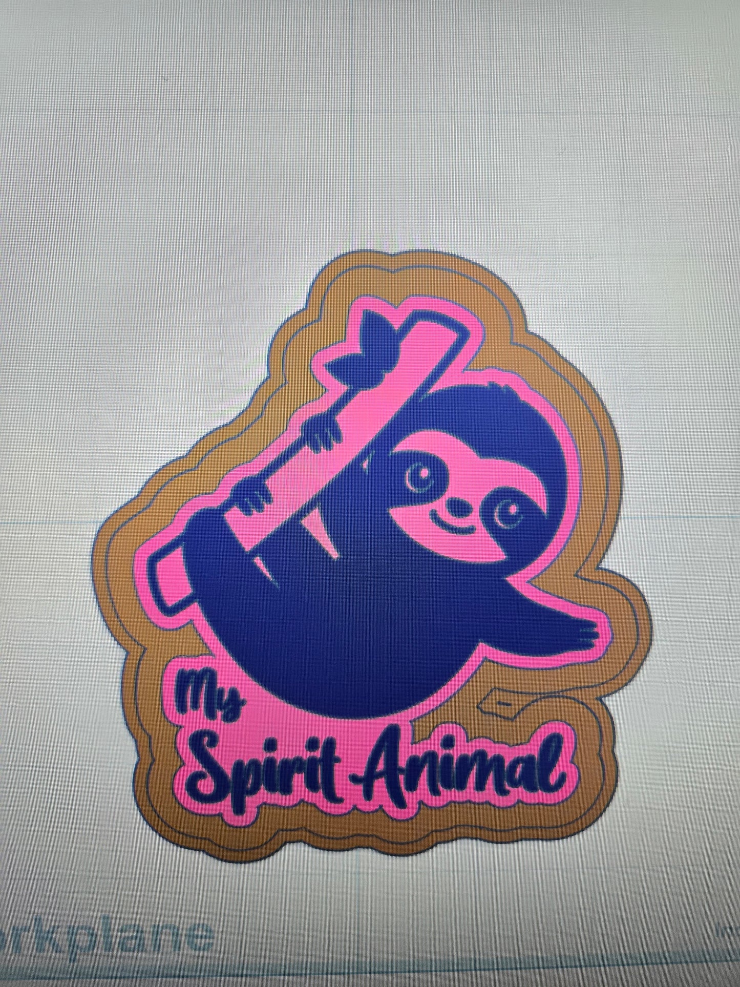 Sloth My Spirit Animal Mold