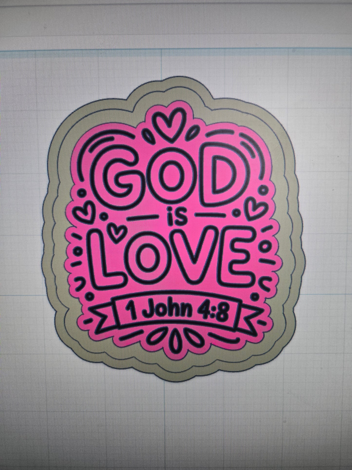 God is love Mold