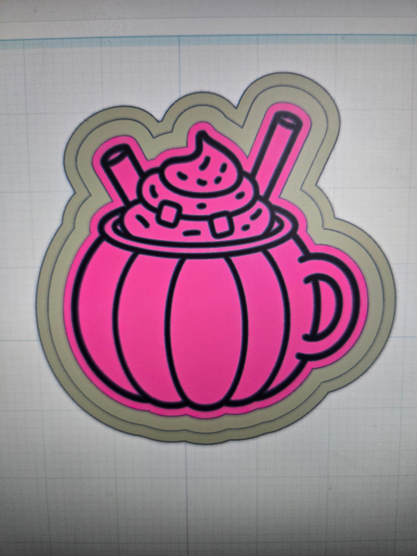 Pumpkin latte Mold