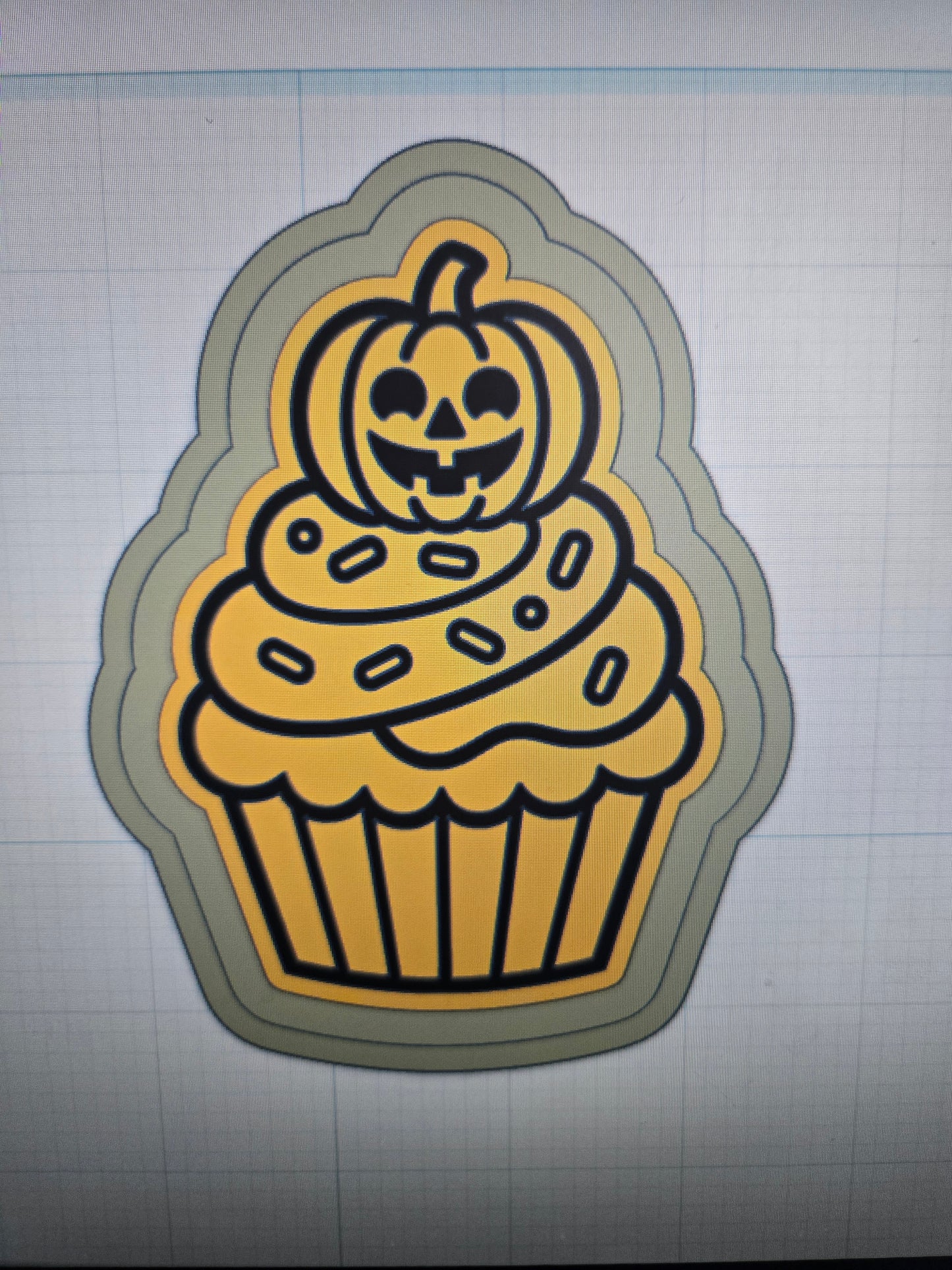 Fall cupcake Mold