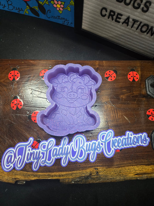 Piggy Patchwork Mold