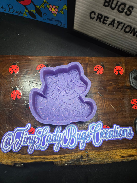 Raccoon Patchwork Mold