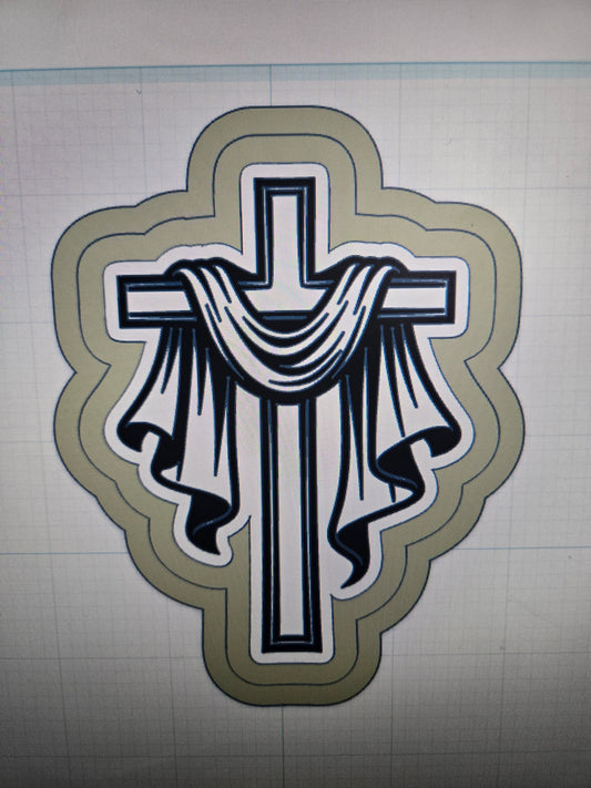Drapped Cross