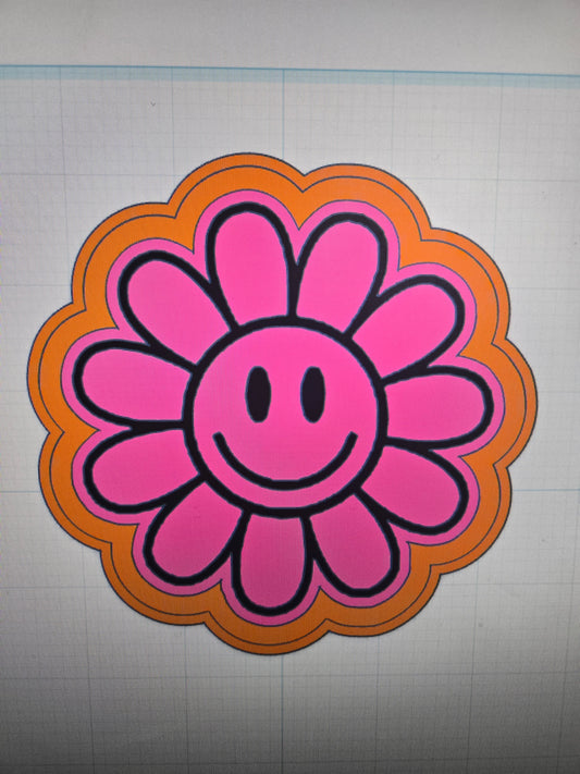 Smiley Flower  Mold