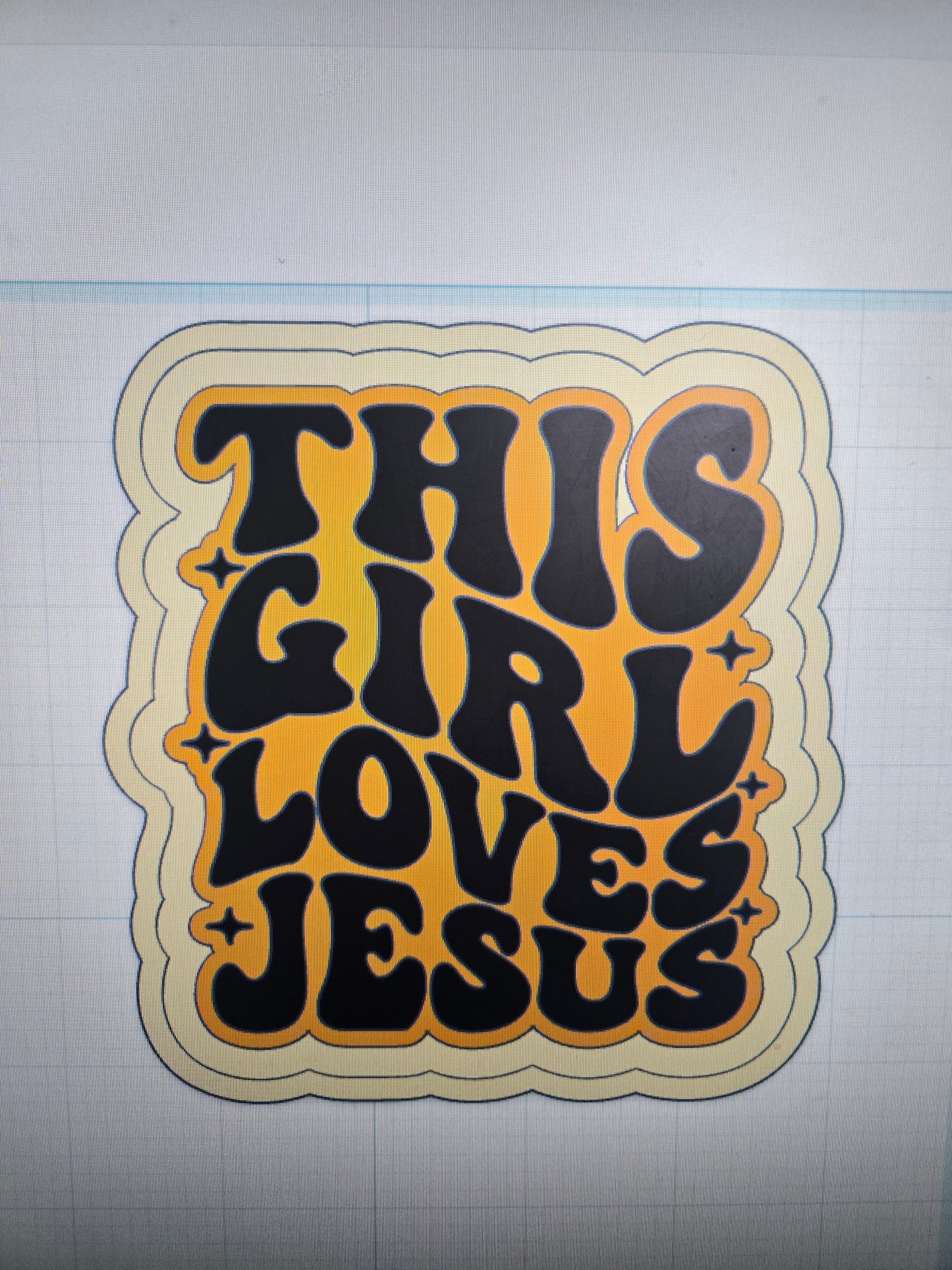 This girl loves Jesus Mold