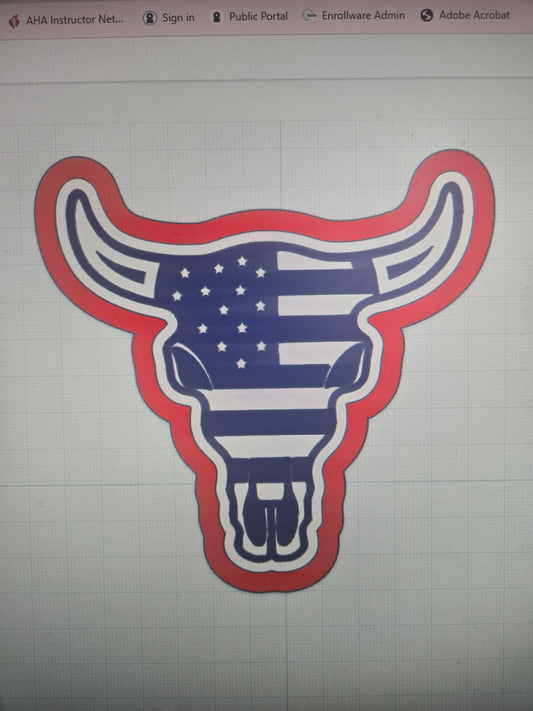 American Bullskull Mold