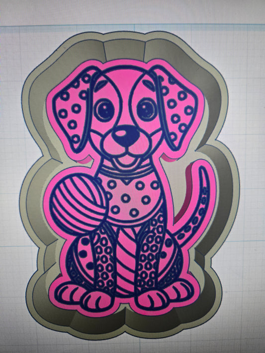 Puppy Patchwork Mold