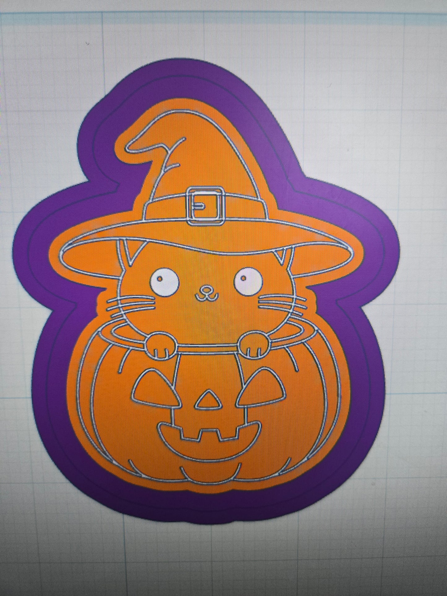 Witchy kitty Mold