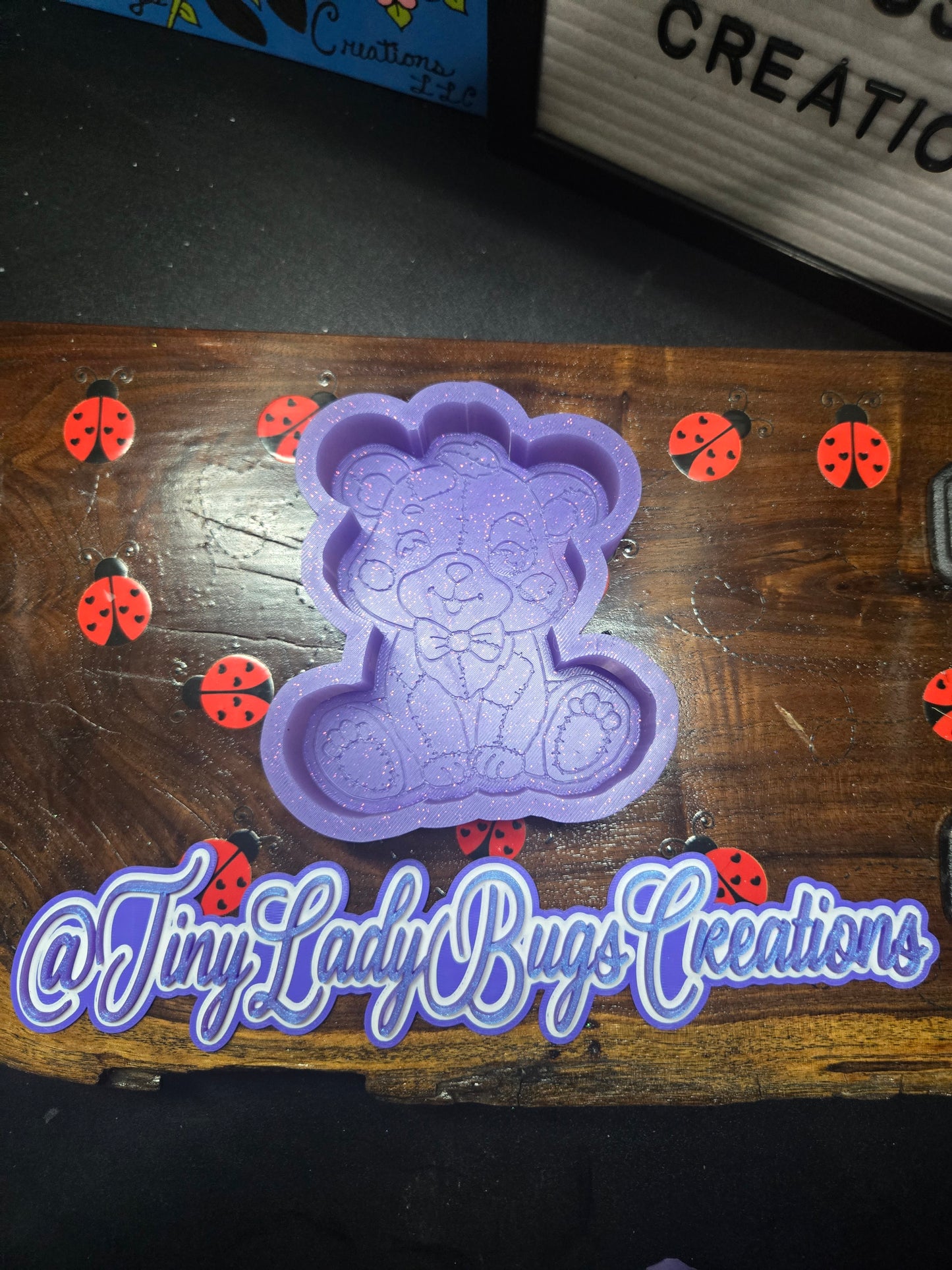 Bear Patchwork Mold